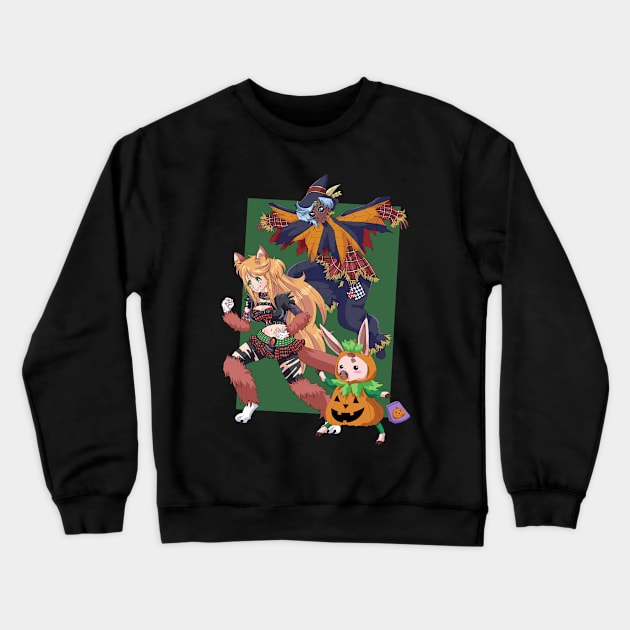 Halloween Crewneck Sweatshirt by Rappig Crossing